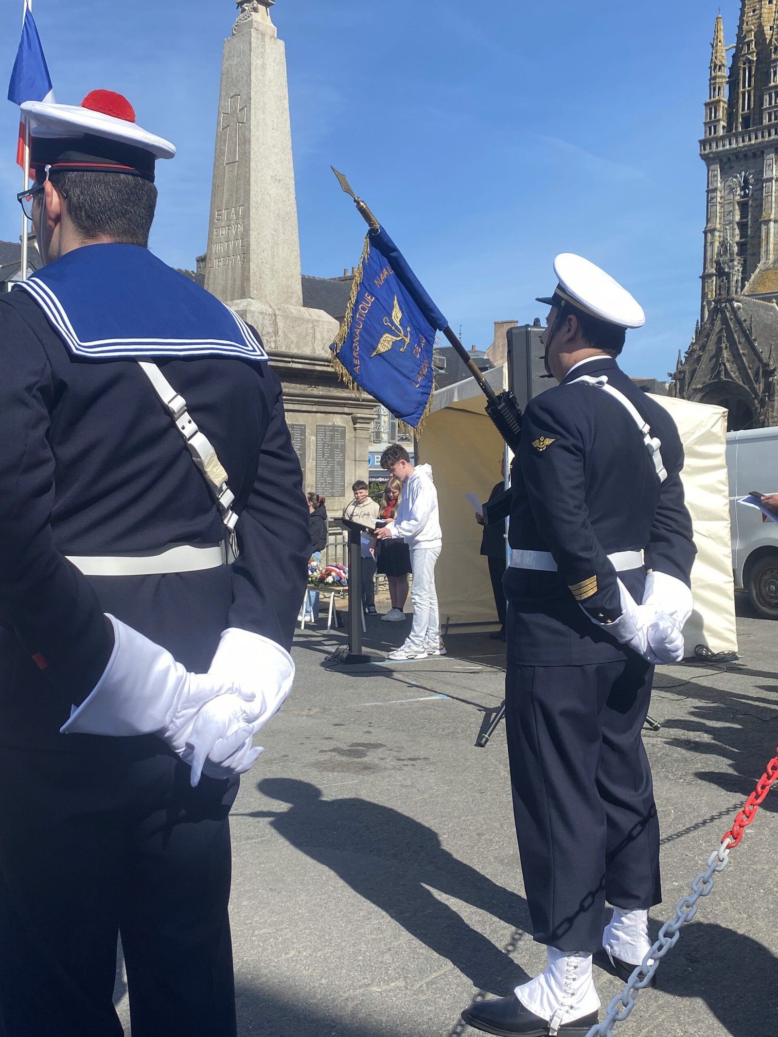 Photo de la section UNC de Landivisiau