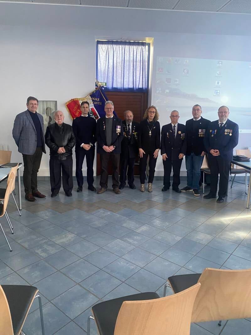 Photo de la section UNC de Landivisiau