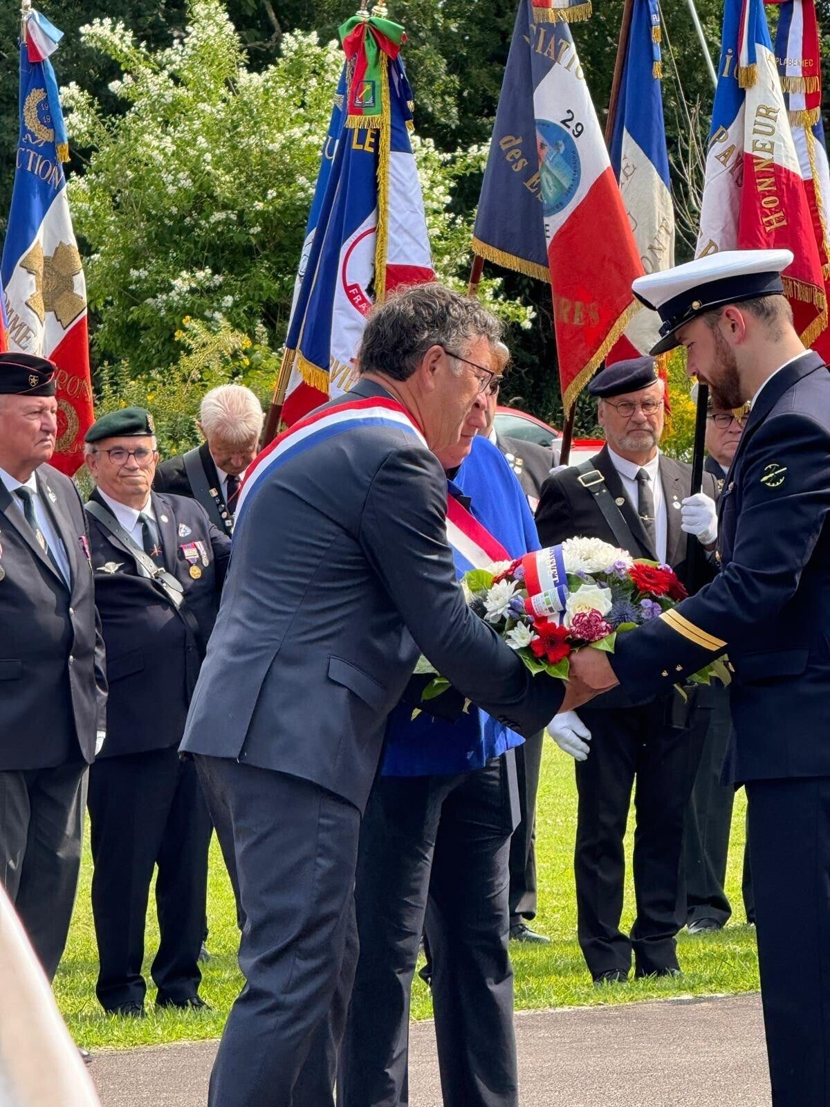 Photo de la section UNC de Landivisiau