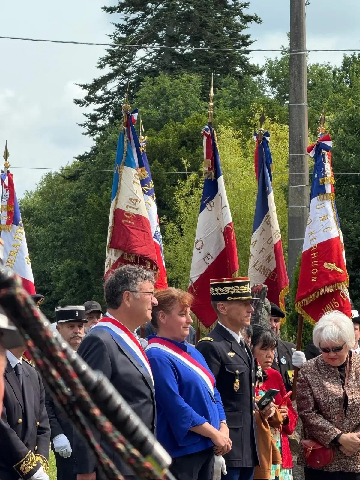 Photo de la section UNC de Landivisiau
