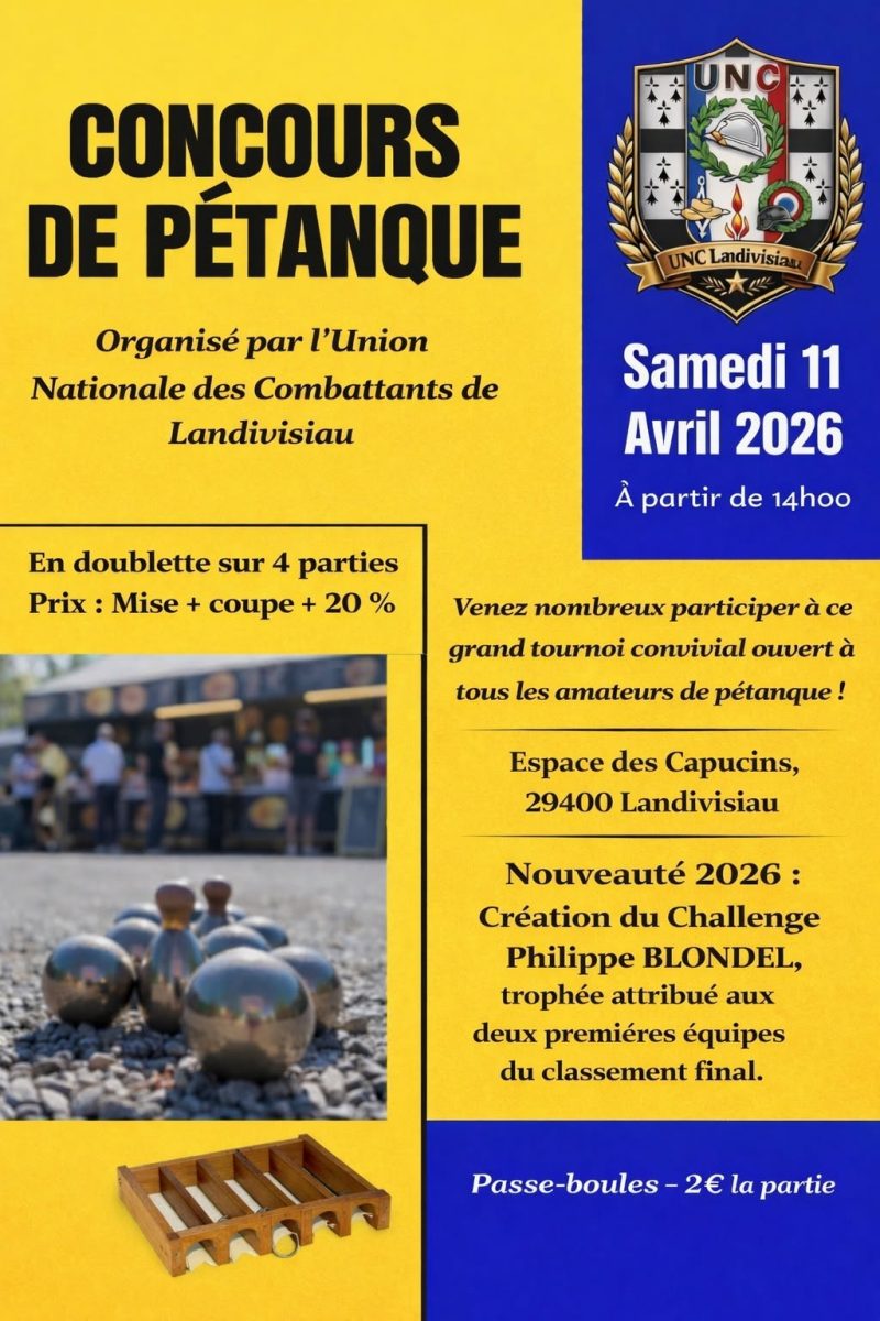 Concours de pétanques 2026