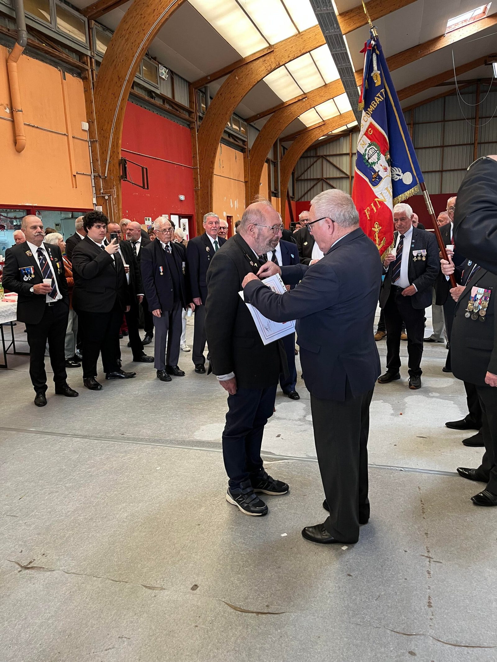 Photo de la section UNC de Landivisiau