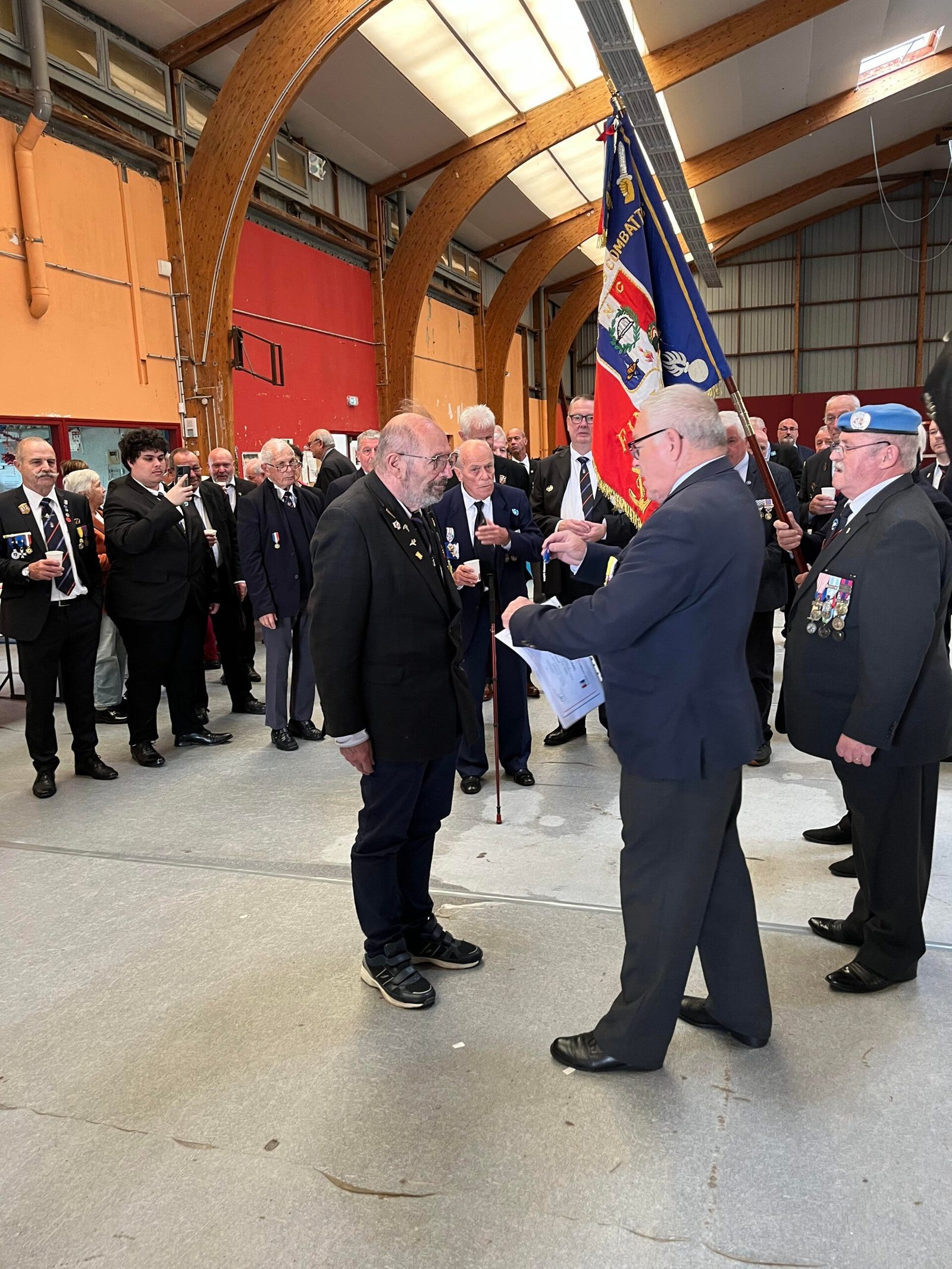 Photo de la section UNC de Landivisiau