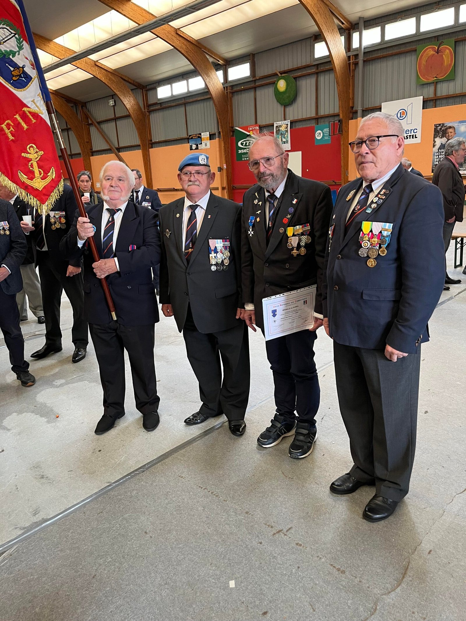 Photo de la section UNC de Landivisiau