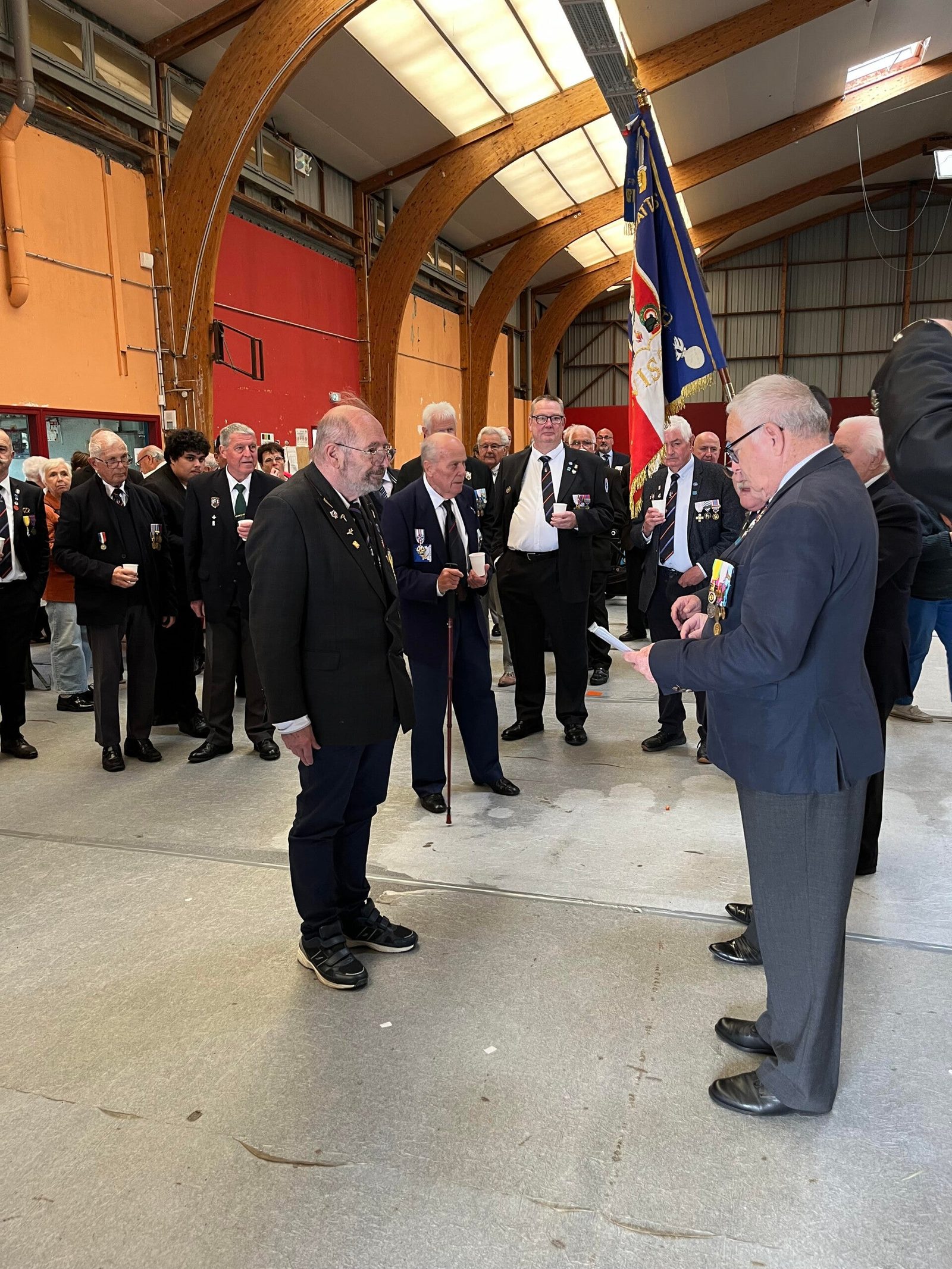 Photo de la section UNC de Landivisiau